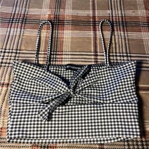 Gingham Crop Top